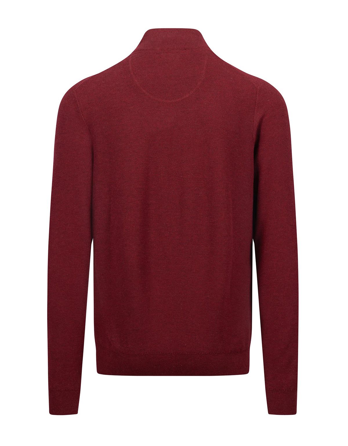 Свитер мужской бордовый на молнии Fynch-Hatton | купить в интернет-магазине Olymp-Men