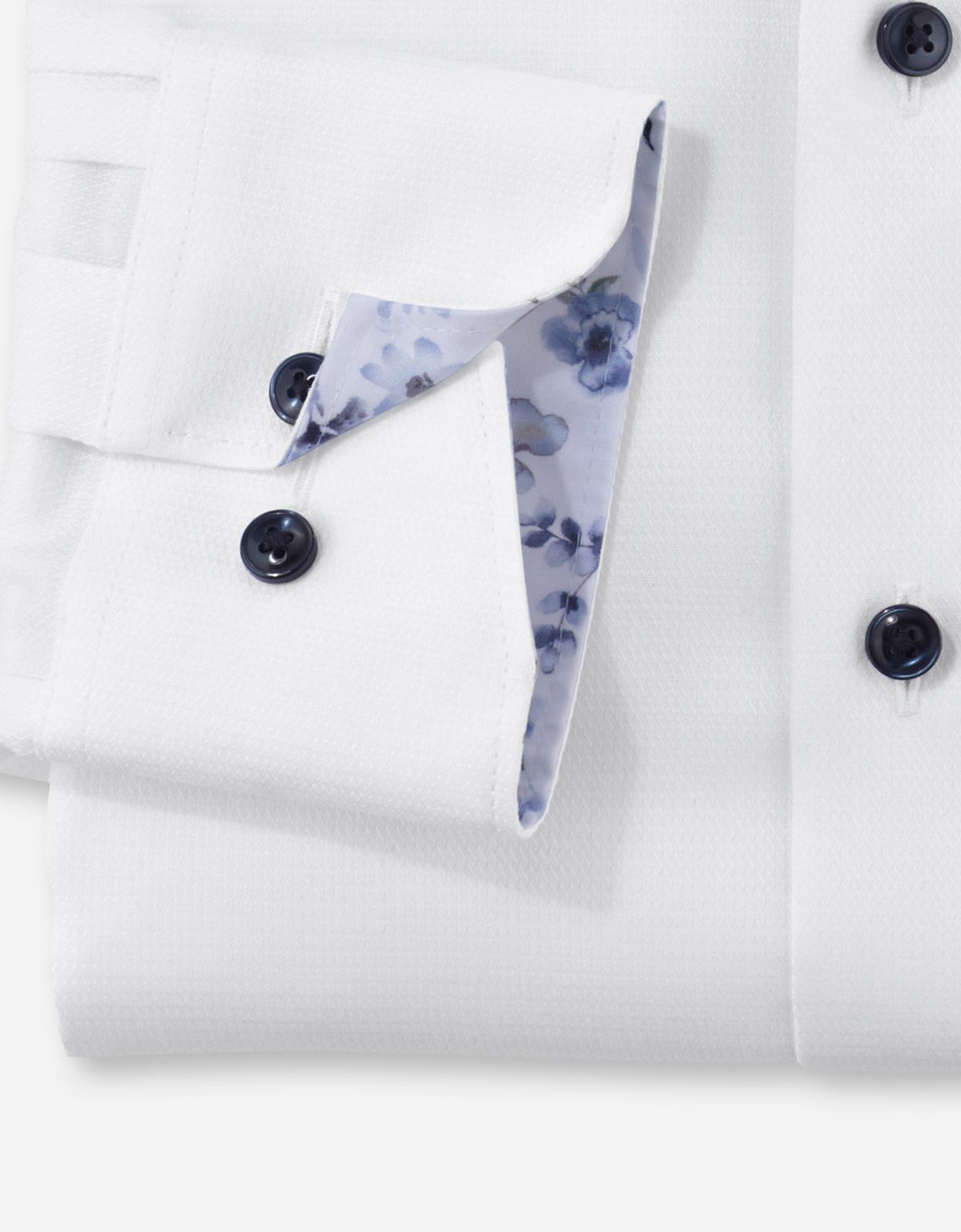 Рубашка белая мужская фактурная OLYMP Luxor, modern fit | купить в интернет-магазине Olymp-Men