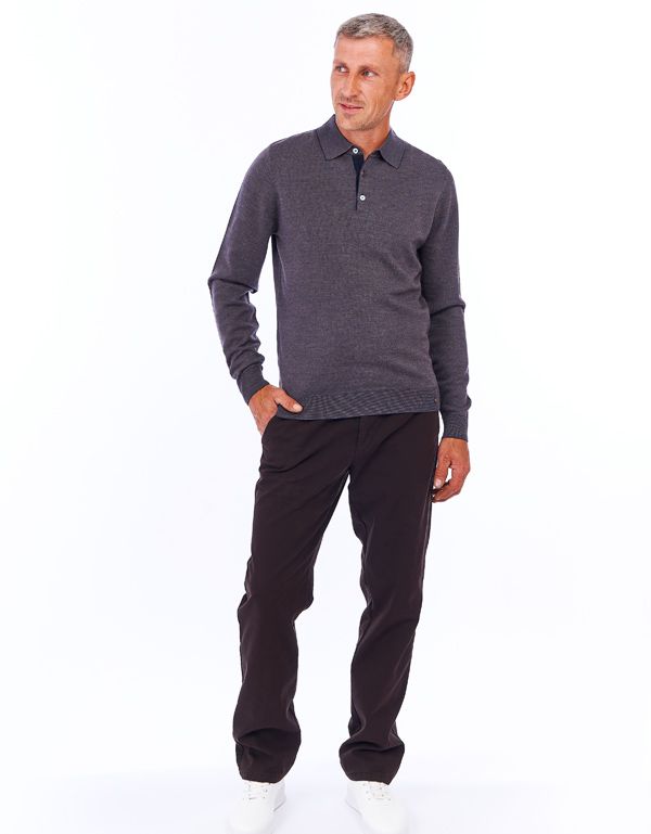 Брюки мужские Meyer коричневые, прямые | купить в интернет-магазине Olymp-Men