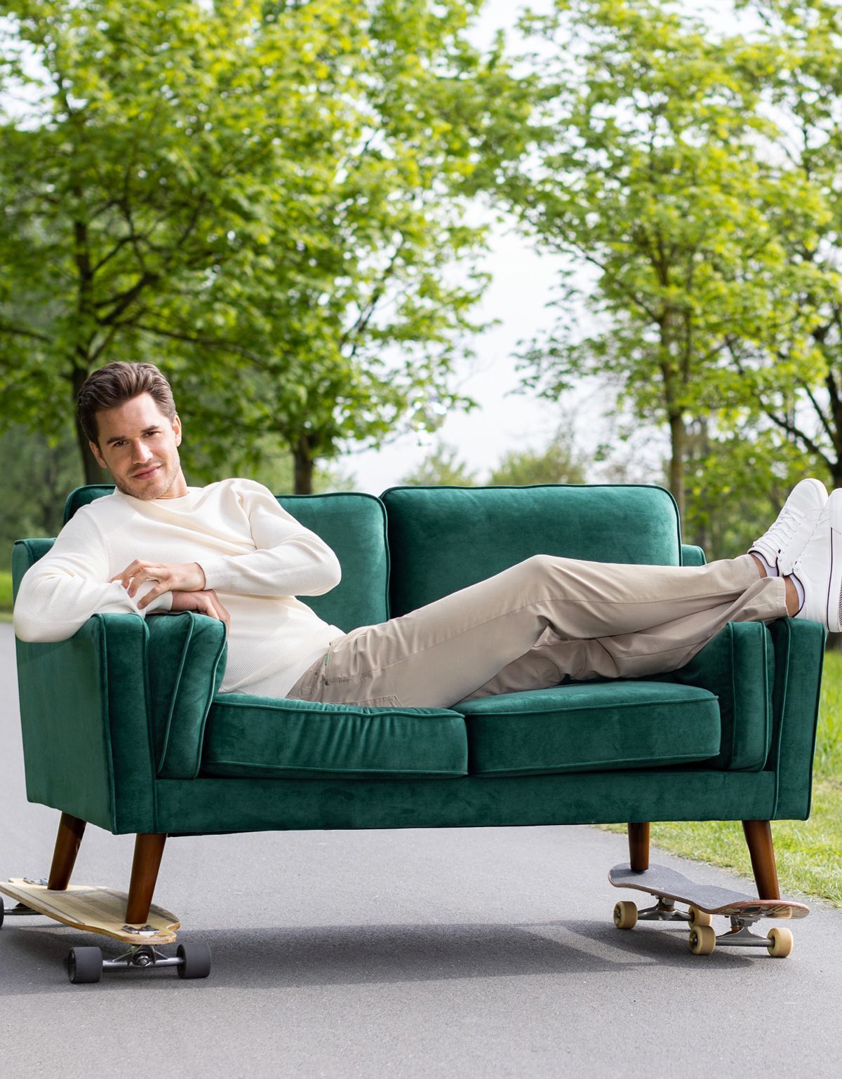 Брюки мужские бежевые Club Of Comfort | купить в интернет-магазине Olymp-Men