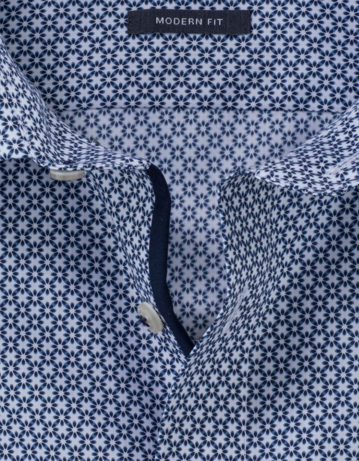 Рубашка с рисунком OLYMP Luxor, modern fit на высокий рост | купить в интернет-магазине Olymp-Men