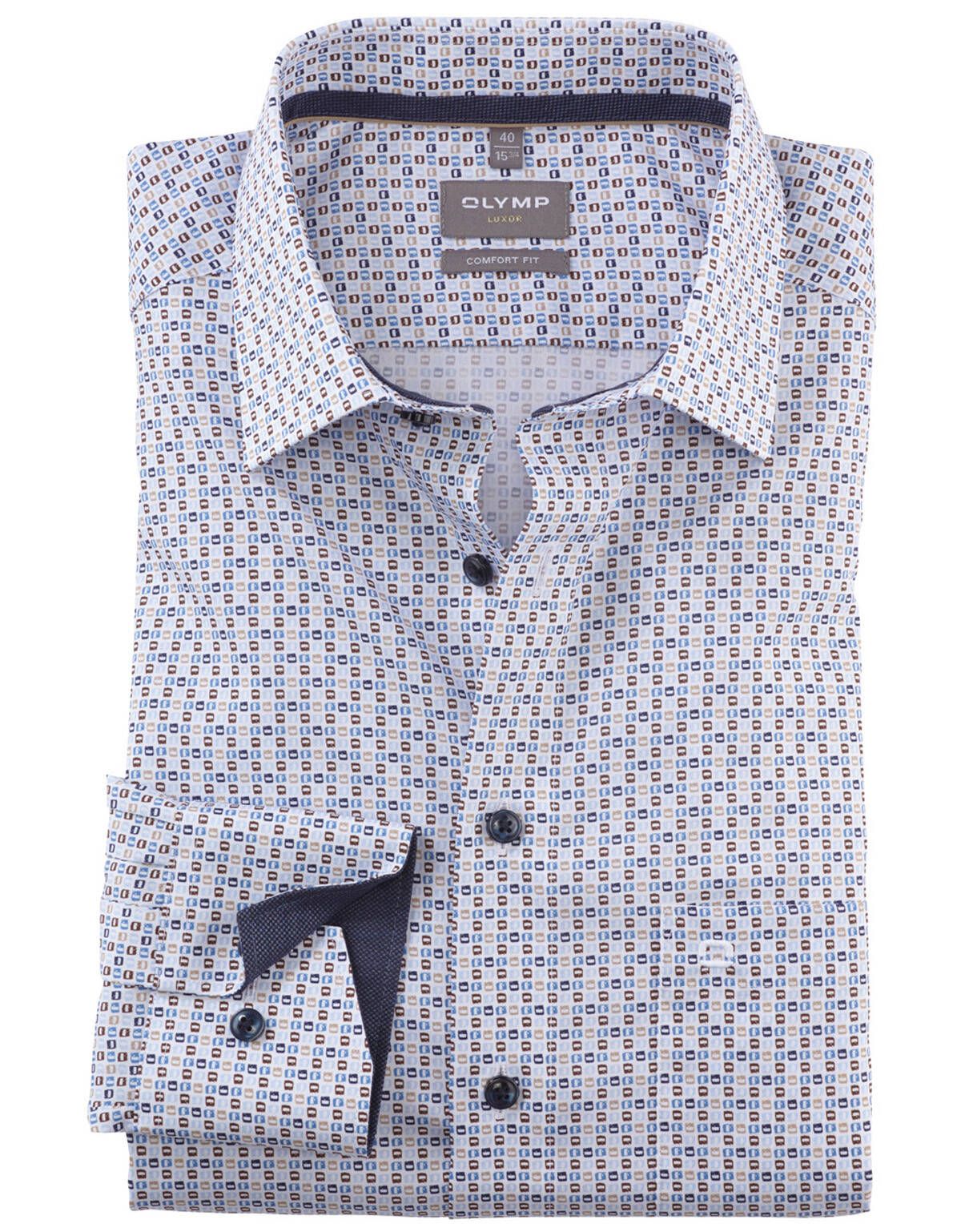 Рубашка мужская OLYMP Luxor, классика, прямой крой