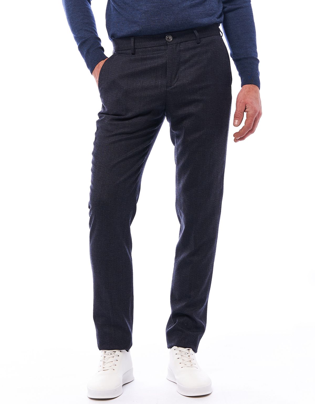 Брюки мужские шерстяные Gratude зауженные с резинкой на поясе | купить в интернет-магазине Olymp-Men