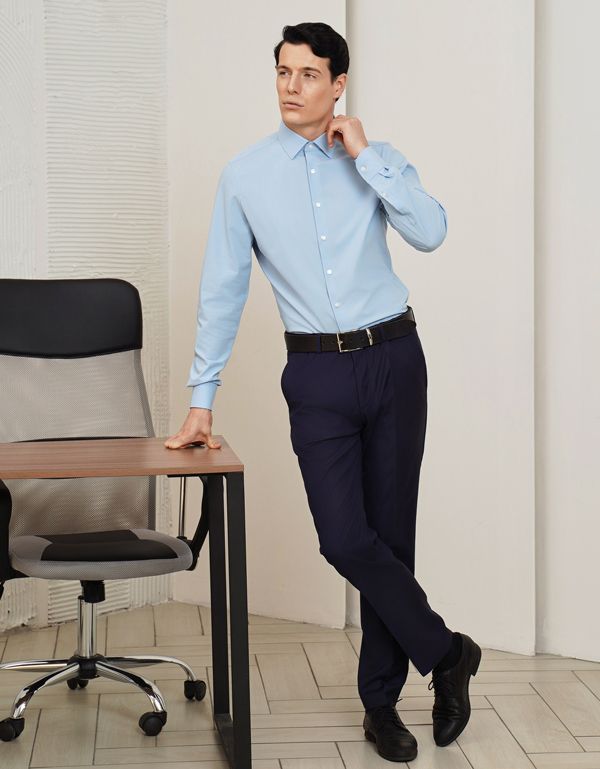 Рубашка мужская климат-контроль OLYMP Level Five 24/7, body fit | купить в интернет-магазине Olymp-Men