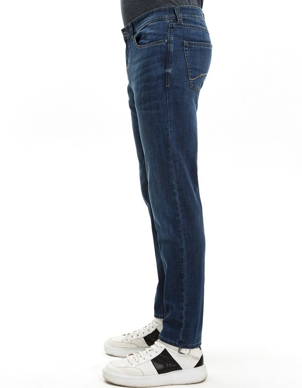 Джинсы синие мужские Hattric прямого кроя | купить в интернет-магазине Olymp-Men