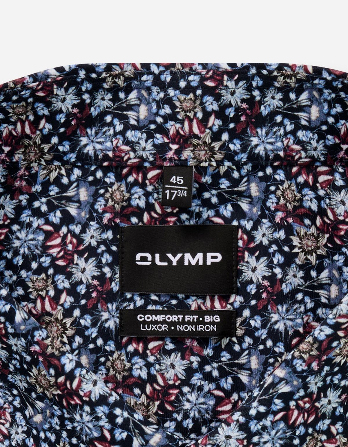 Рубашка мужская с цветочным принтом Olymp Luxor Big, прямой крой | купить в интернет-магазине Olymp-Men