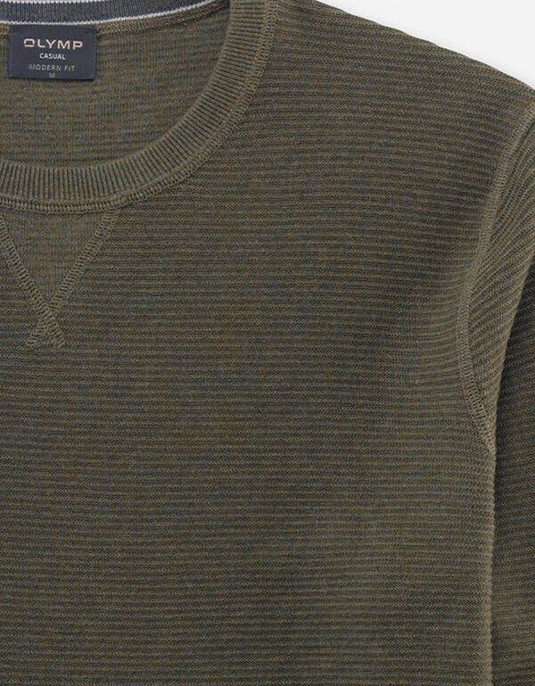 Джемпер  мужской зелёный, modern fit | интернет-магазин Olymp-Men