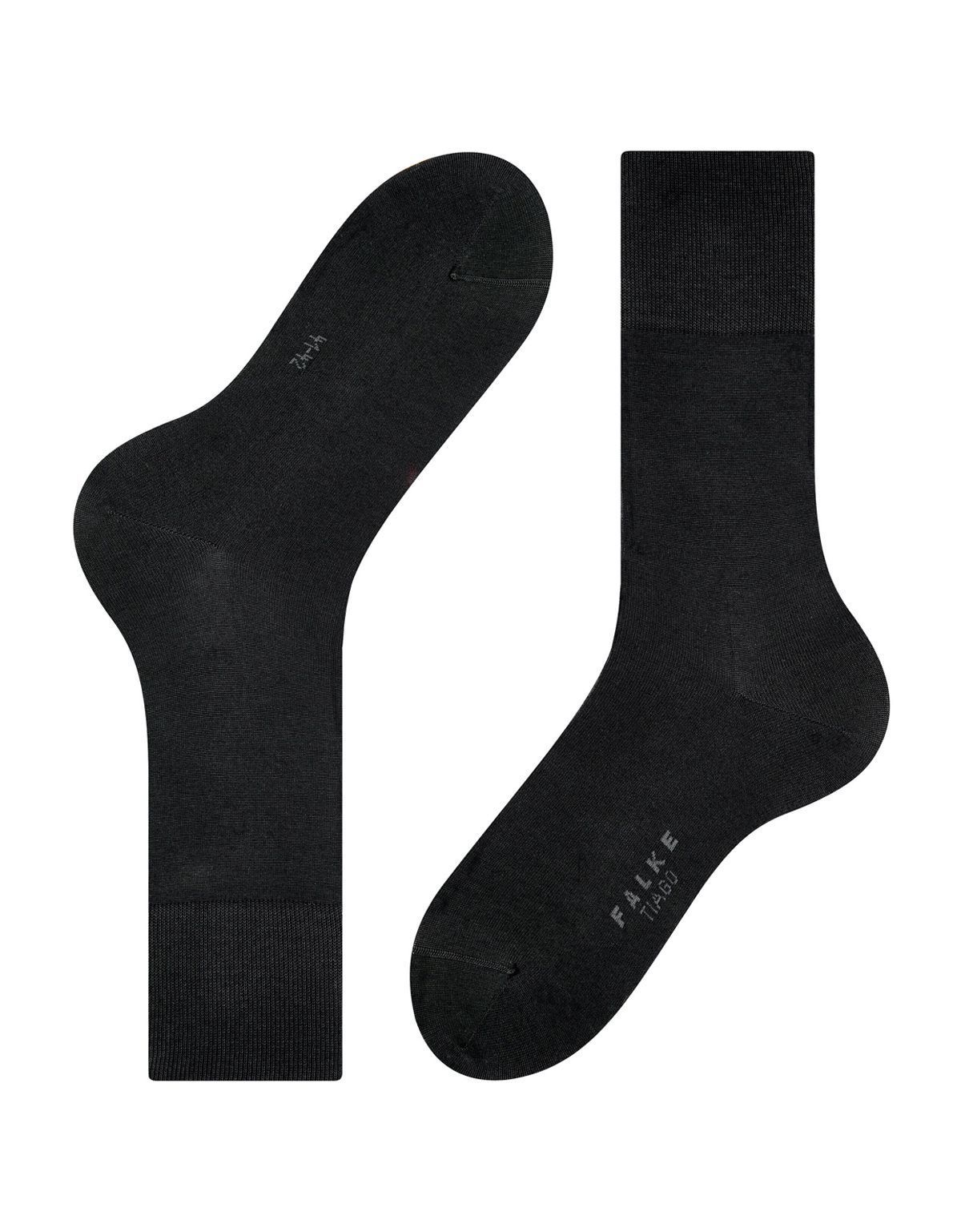Носки мужские чёрные FALKE из шотландской нити | купить в интернет-магазине Olymp-Men