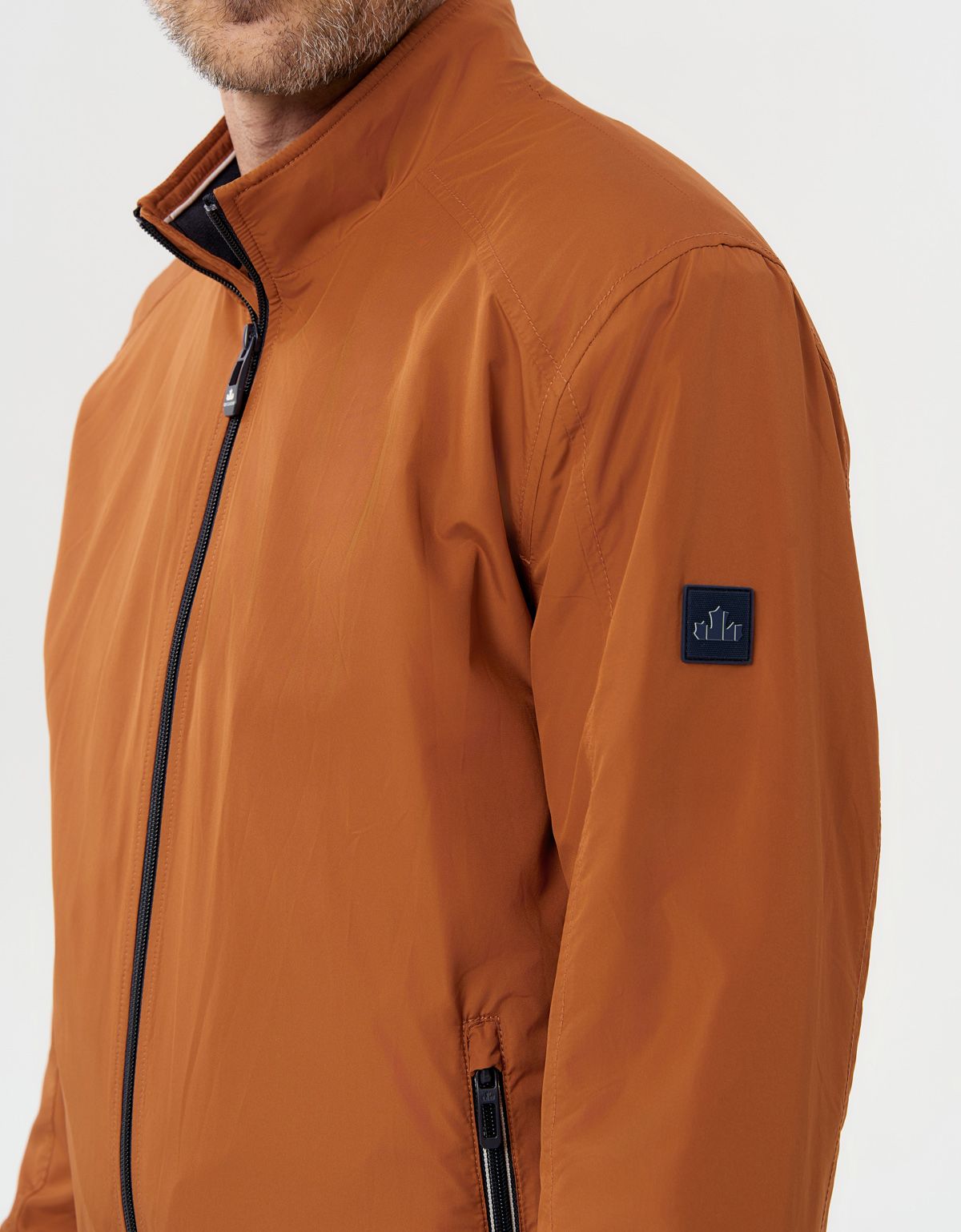 Куртка мужская оранжевая лёгкая New Canadian | купить в интернет-магазине Olymp-Men