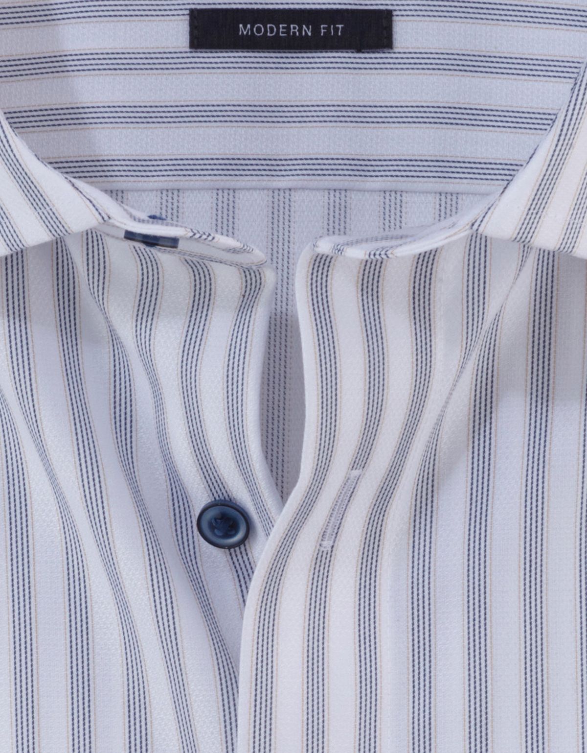 Сорочка мужская в синюю полоску OLYMP Luxor, modern fit | купить в интернет-магазине Olymp-Men