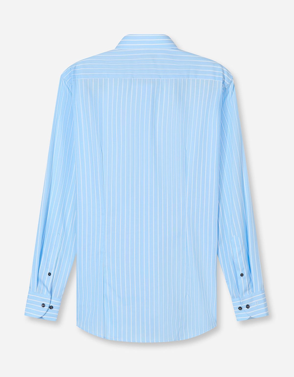 Сорочка голубая в полоску OLYMP Luxor, полуприлегающая на высокий рост | купить в интернет-магазине Olymp-Men