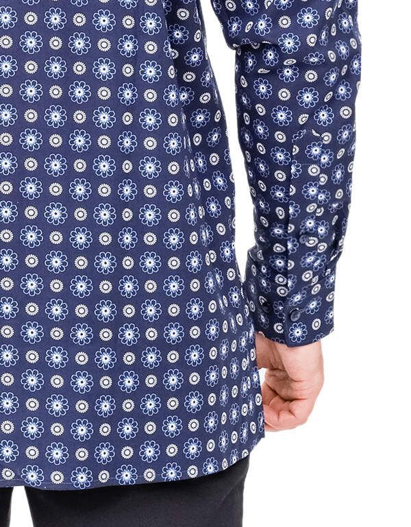 Рубашка мужская OLYMP Luxor с принтом, modern fit | купить в интернет-магазине Olymp-Men