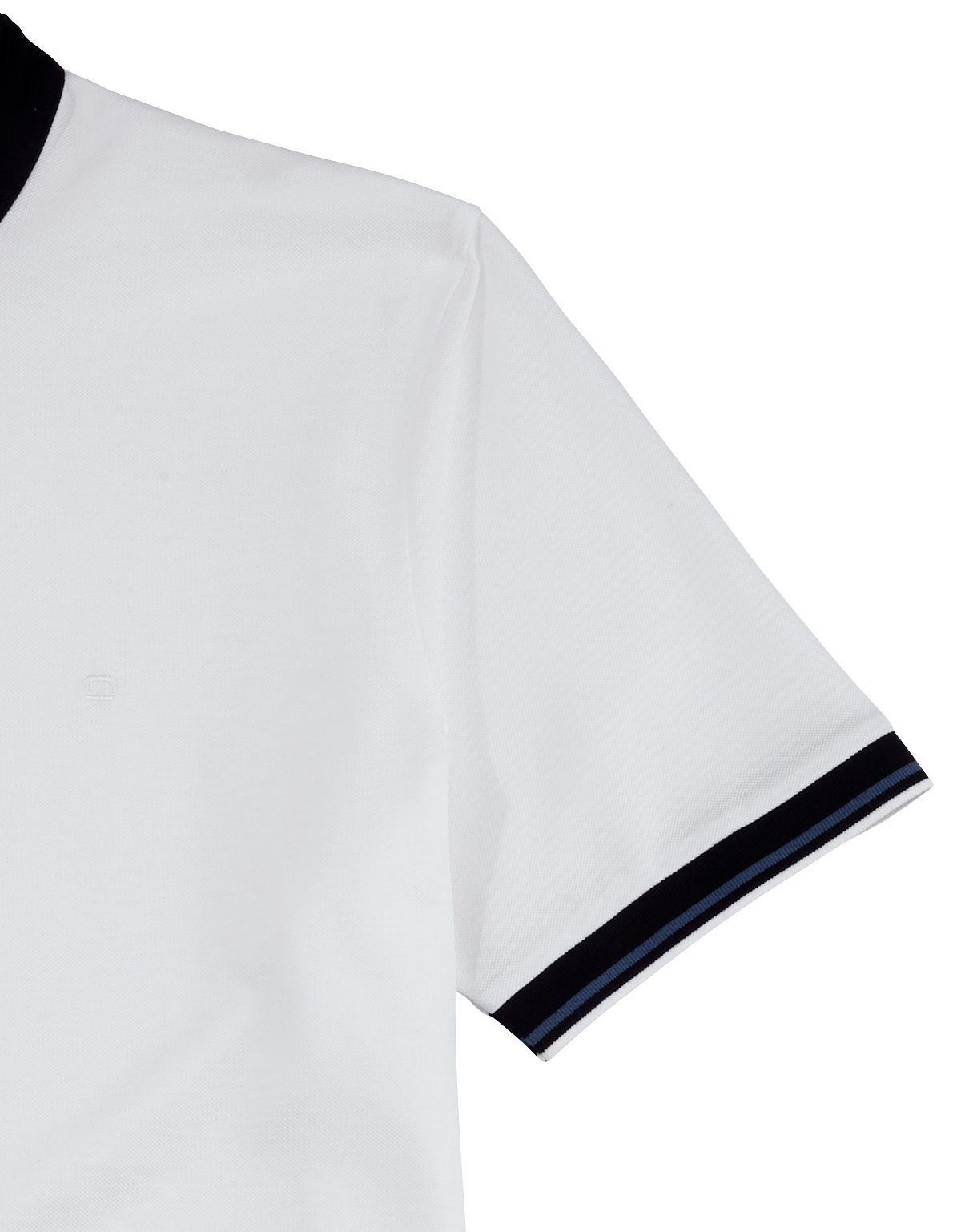 Поло мужское белое Olymp с воротником-стойкой | купить в интернет-магазине Olymp-Men