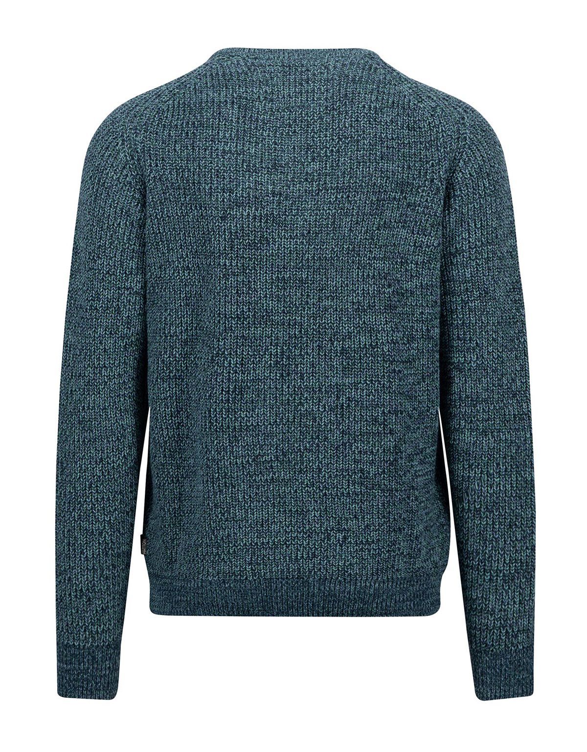 Джемпер мужской бирюзовый меланж Fynch-Hatton | интернет-магазин Olymp-Men