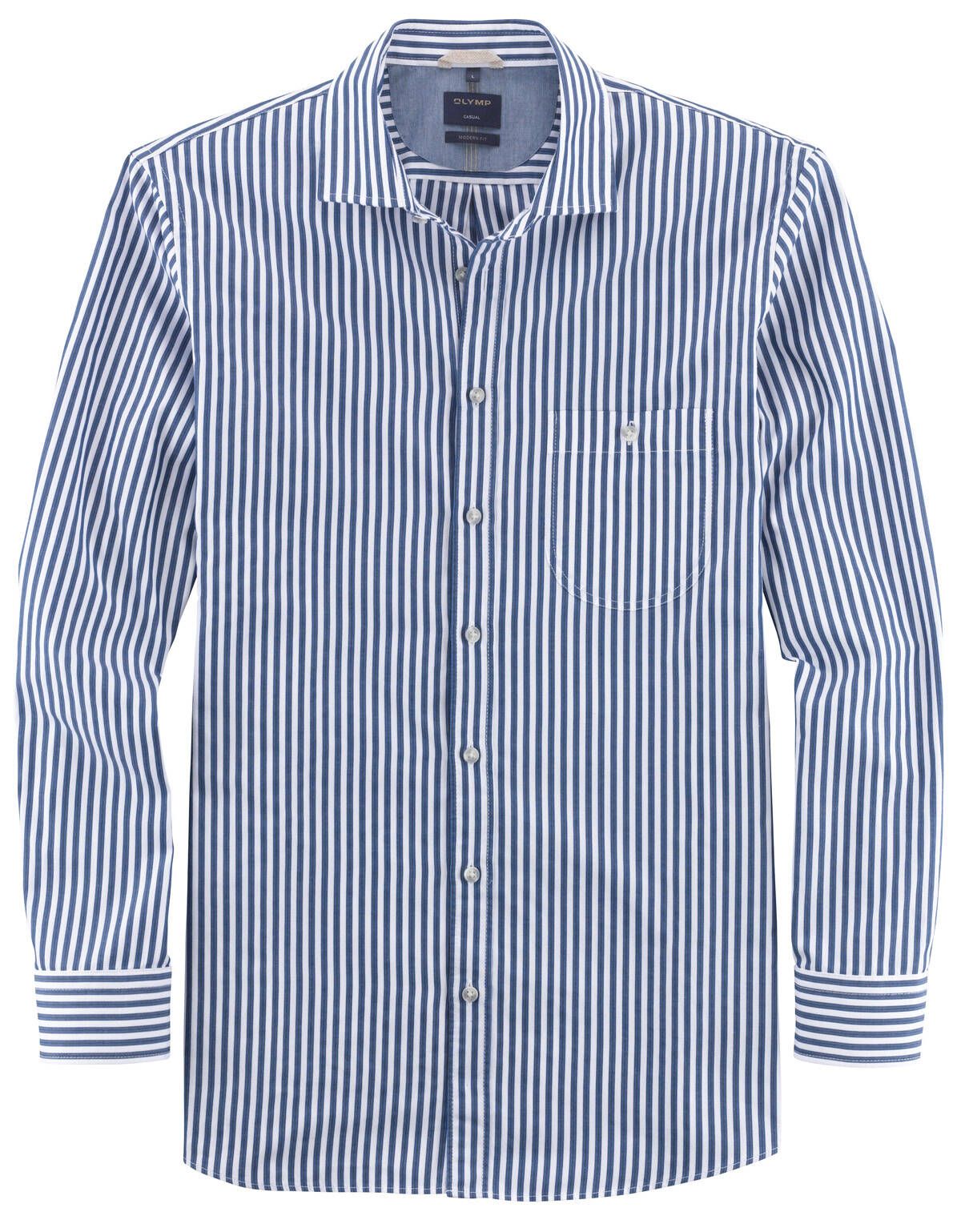 Рубашка мужская в полоску OLYMP Casual, modern fit