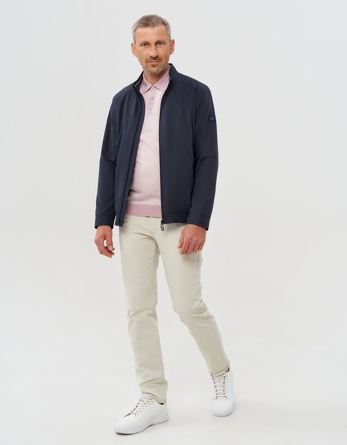 Куртка мужская синяя лёгкая New Canadian | купить в интернет-магазине Olymp-Men