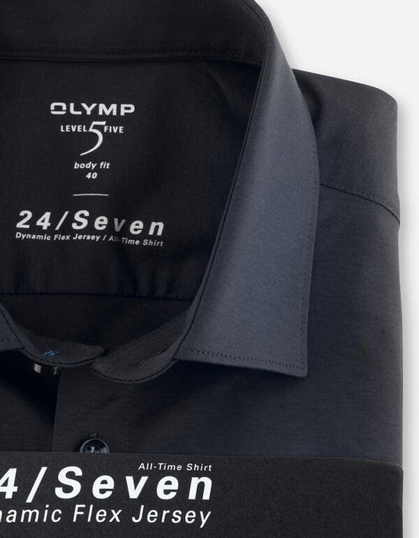Сорочка мужская трикотажная OLYMP Level Five 24/7, body fit