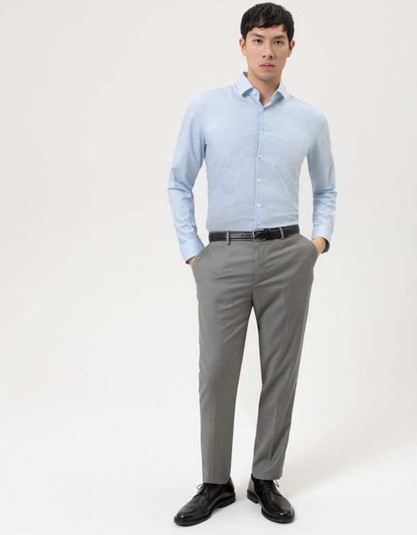 Рубашка мужская OLYMP 24/7 в полоску, супер слим, артикул 07526411