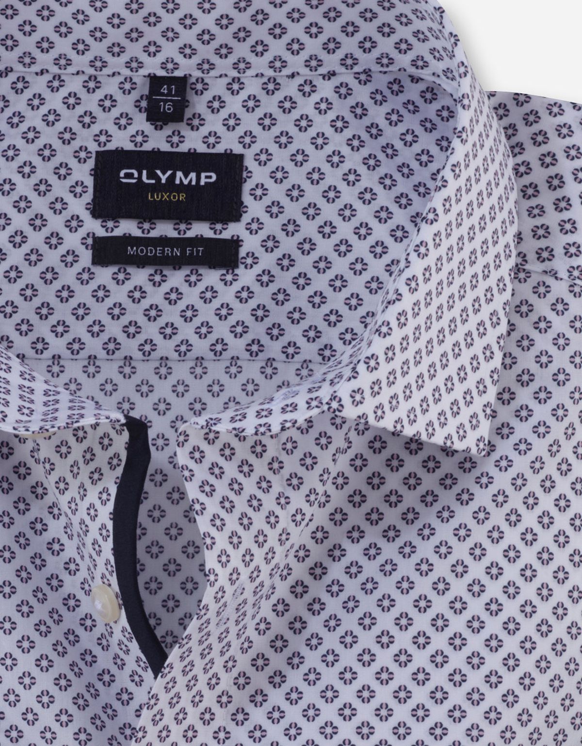 Рубашка мужская с принтом OLYMP Luxor, modern fit | купить в интернет-магазине Olymp-Men