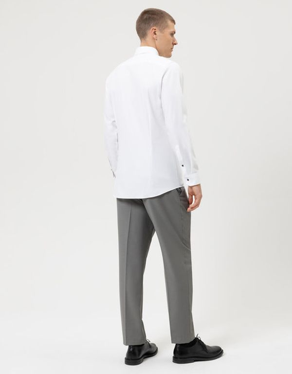 Рубашка мужская белая OLYMP 24/7 супер слим, артикул 07546400