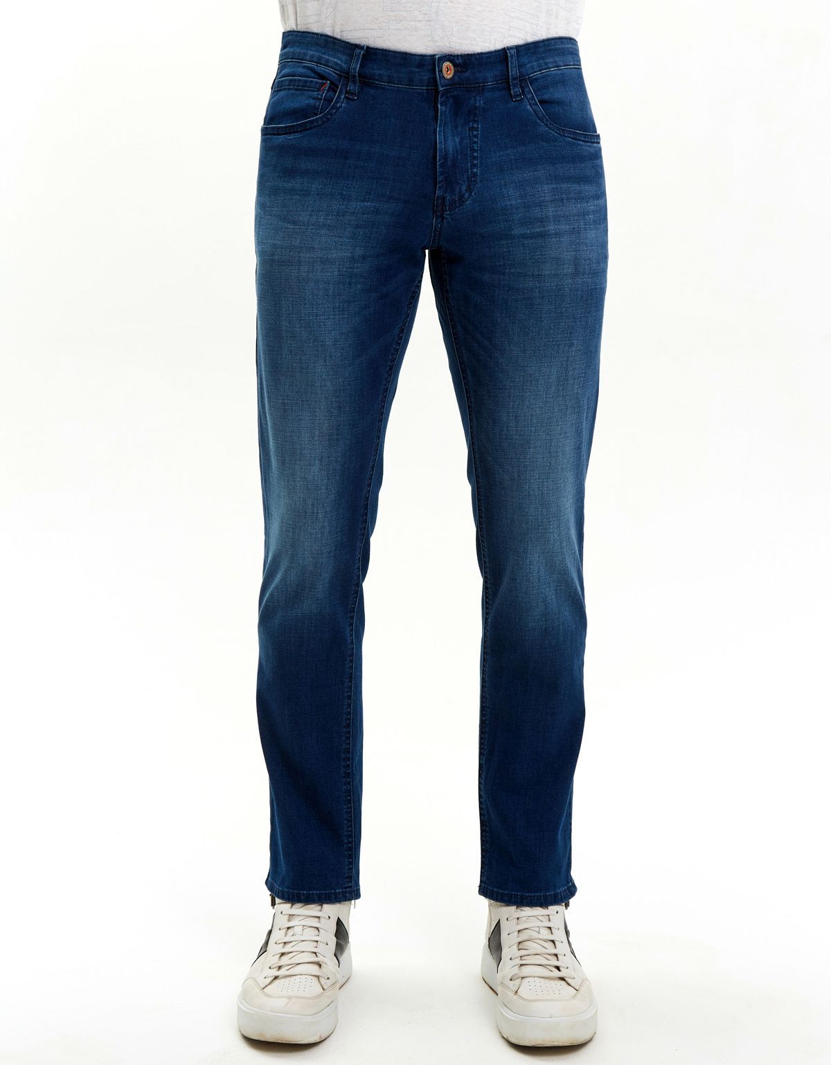 Джинсы классические синие мужские Hattric | купить в интернет-магазине Olymp-Men