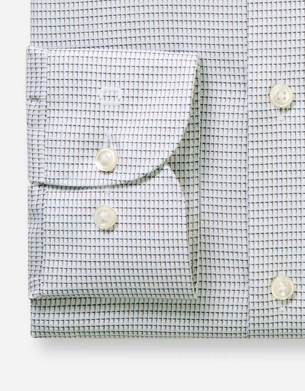 Рубашка в бежевую клетку OLYMP Luxor полуприлегающая | купить в интернет-магазине Olymp-Men