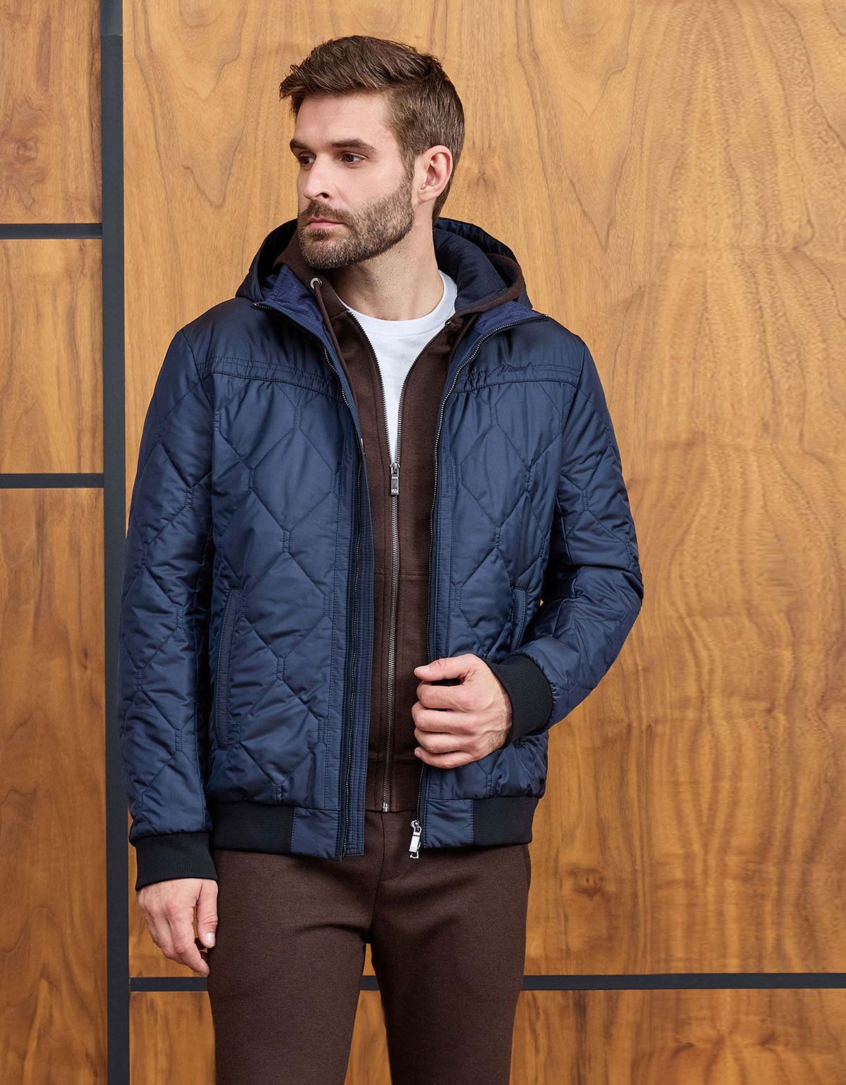 Костюм спортивный коричневый мужской MEUCCI | интернет-магазин Olymp-Men