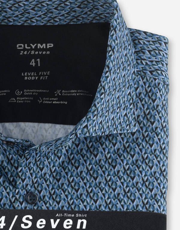 Рубашка трикотажная OLYMP Level Five 24/7 на высокий рост | купить в интернет-магазине Olymp-Men
