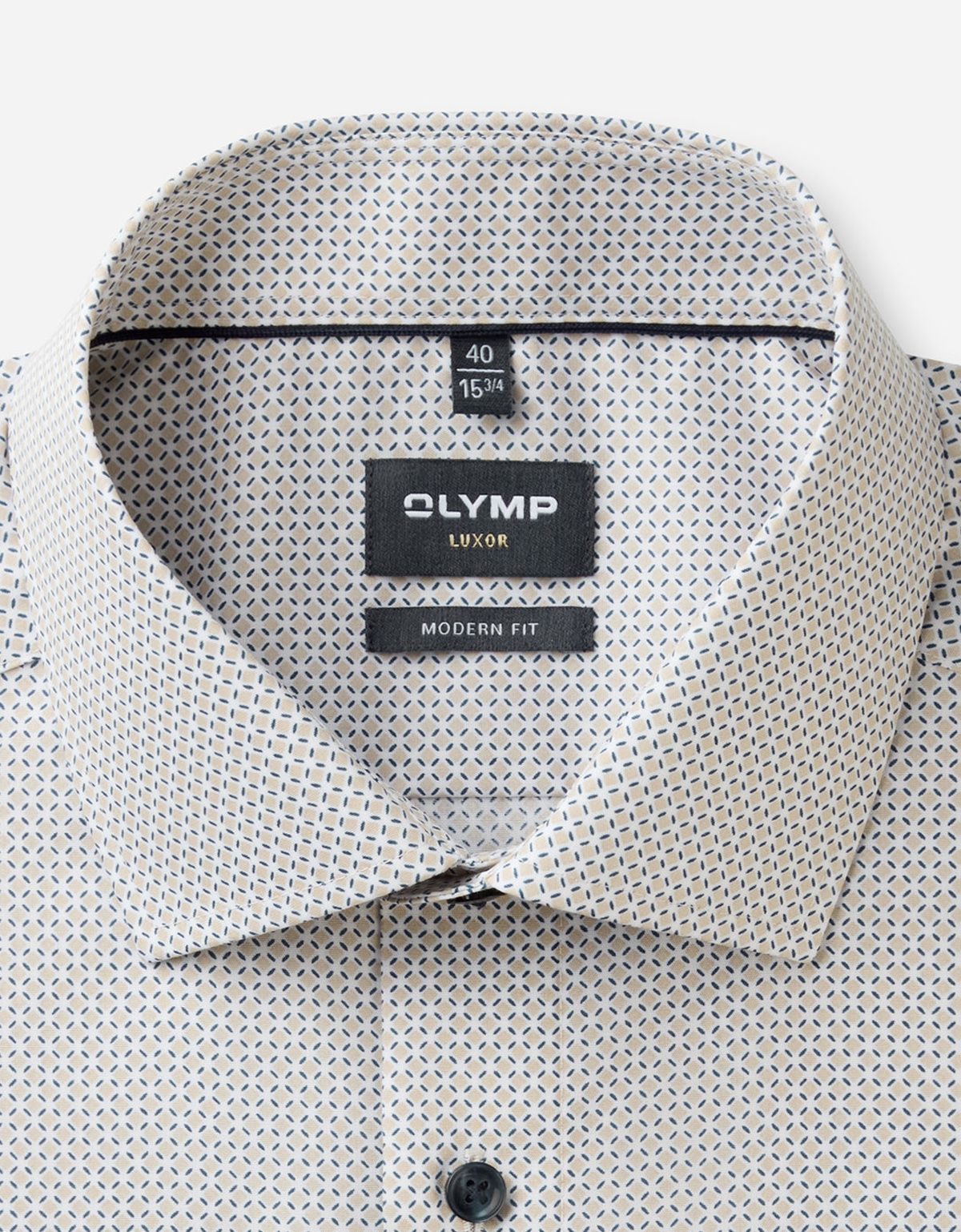 Рубашка мужская с коротким рукавом OLYMP Luxor, modern fit