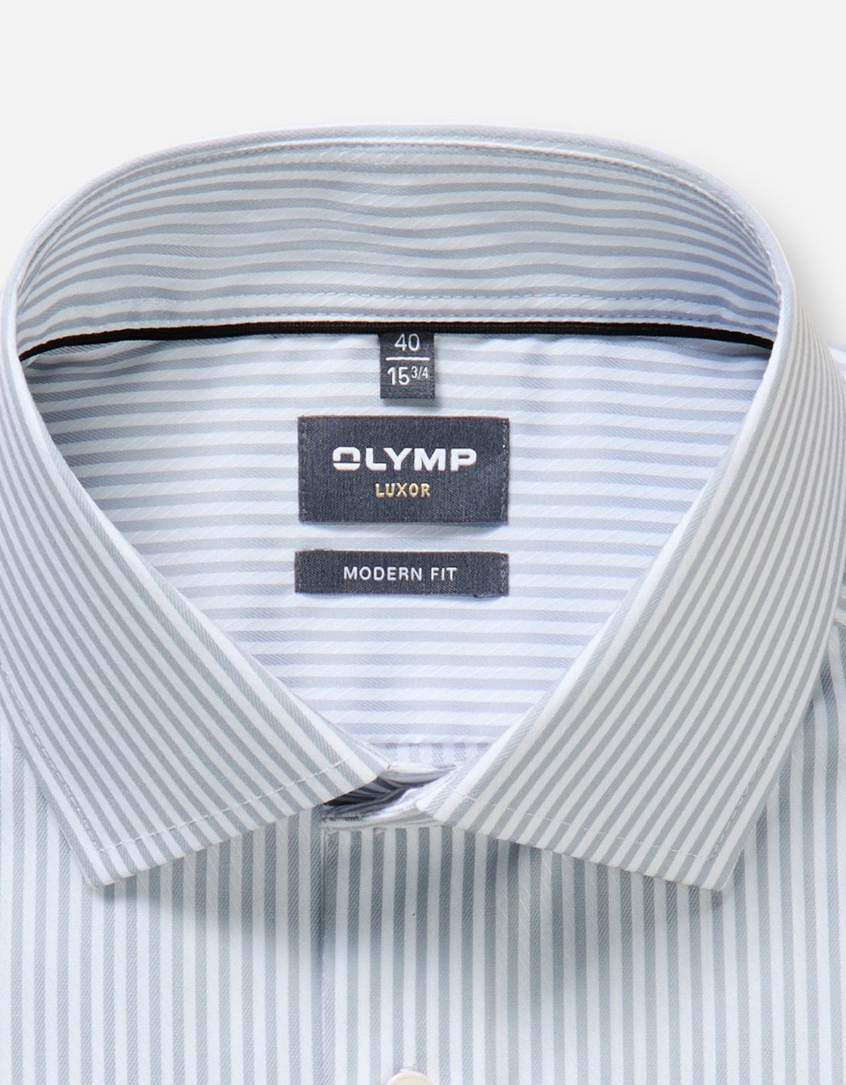 Сорочка мужская в полоску OLYMP Luxor, modern fit, фактурная | купить в интернет-магазине Olymp-Men