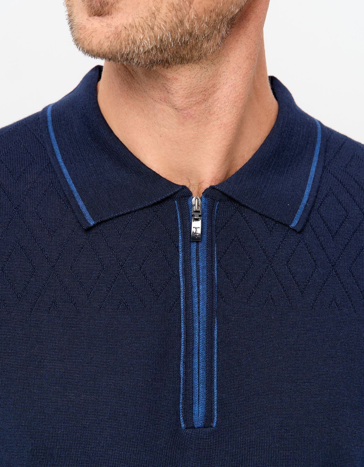 Поло с длинным рукавом Gratude на молнии | купить в интернет-магазине Olymp-Men