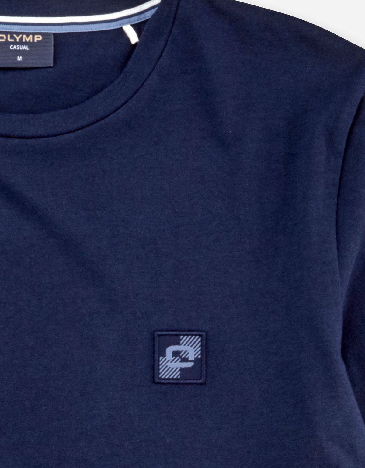 Футболка мужская синяя с лого Olymp | купить в интернет-магазине Olymp-Men