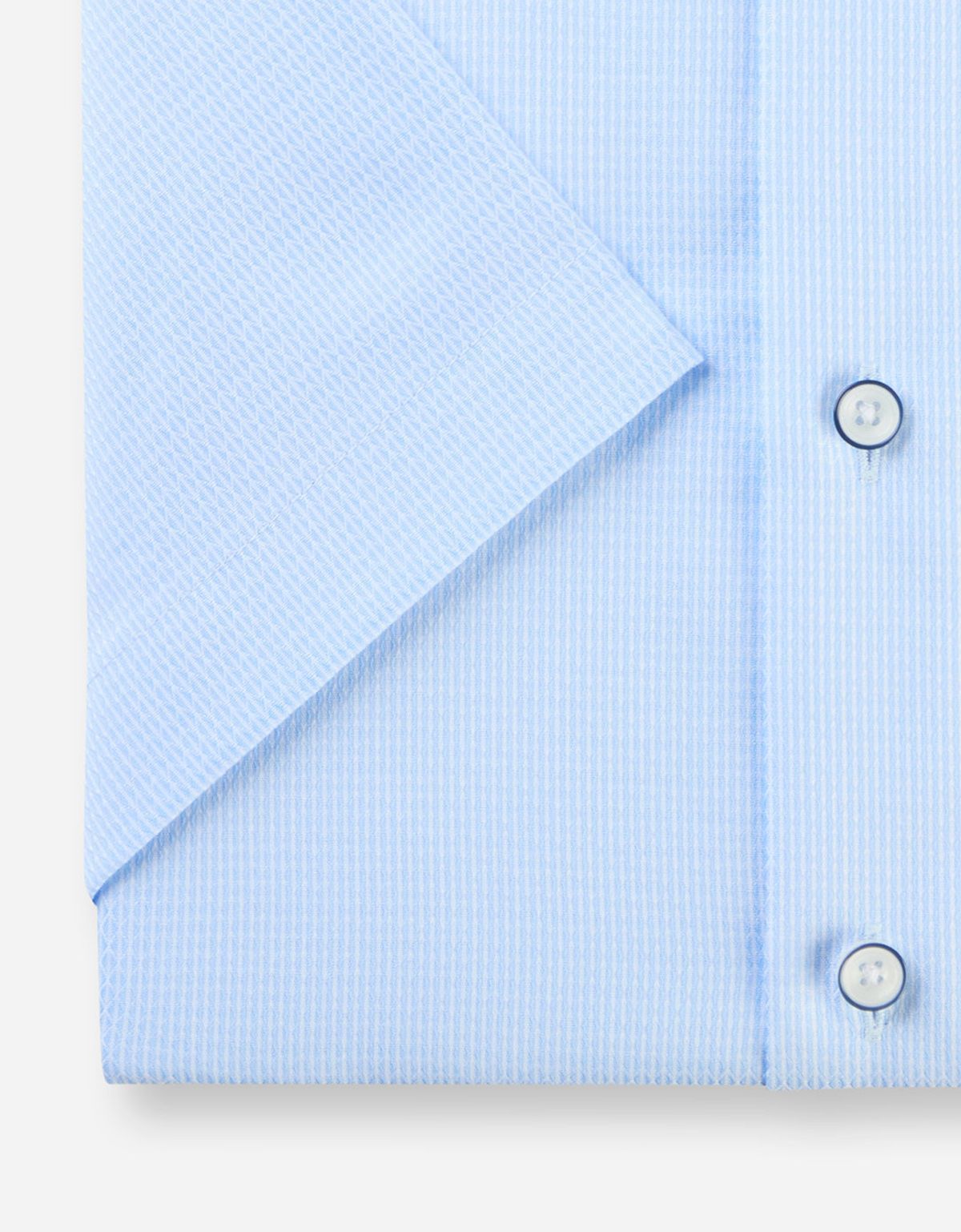 Рубашка голубая классическая мужская OLYMP Luxor, прямой крой