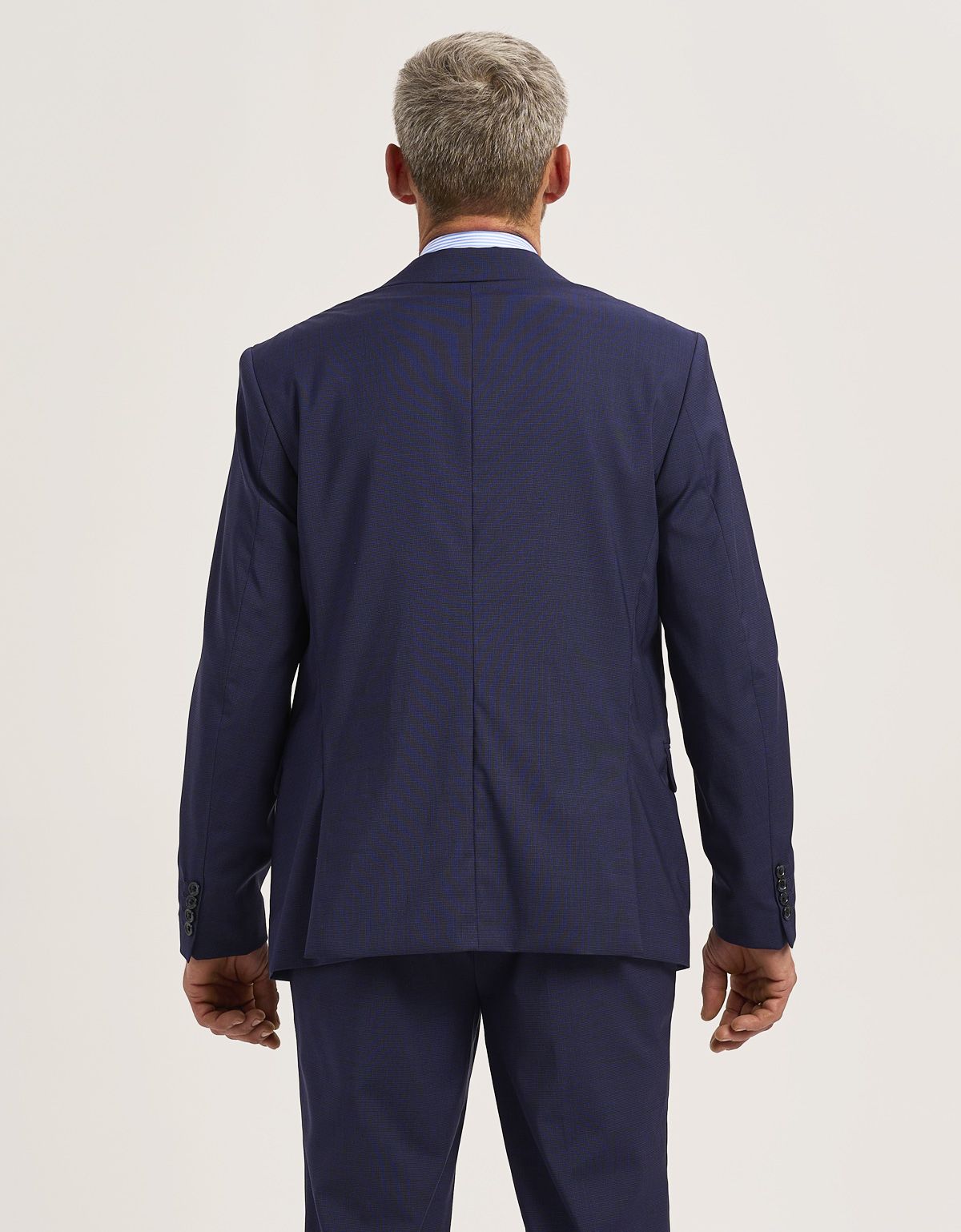 Пиджак мужской синего чернильного цвета w.Wegener из тонкой шерсти | купить в интернет-магазине Olymp-Men