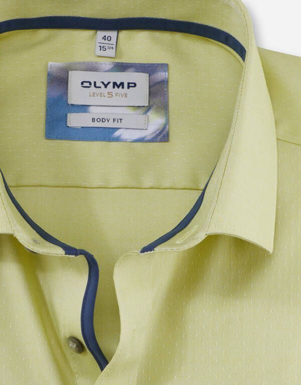 Рубашка OLYMP Level Five, body fit фактурная ткань