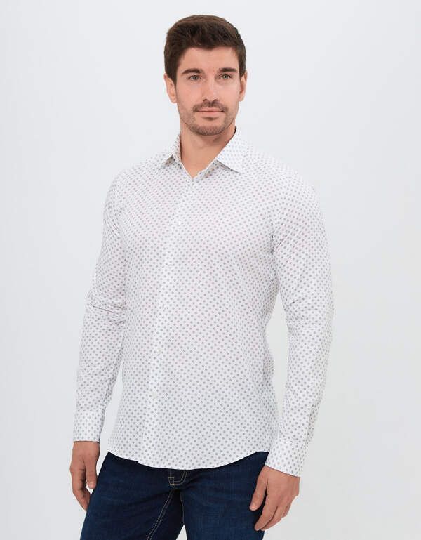 Сорочка мужская PLATIN, slim fit, артикул 1094-100UF-PLT