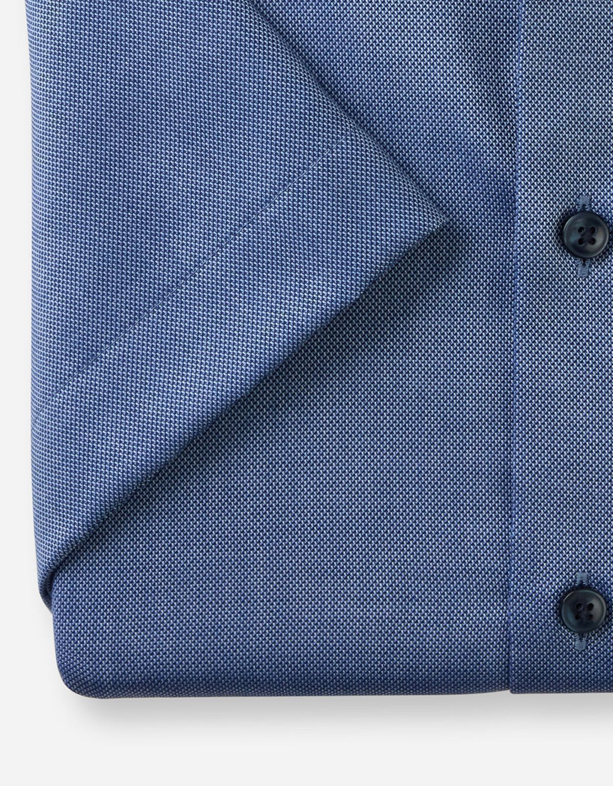 Рубашка синяя мужская OLYMP Luxor Big с коротким рукавом | купить в интернет-магазине Olymp-Men