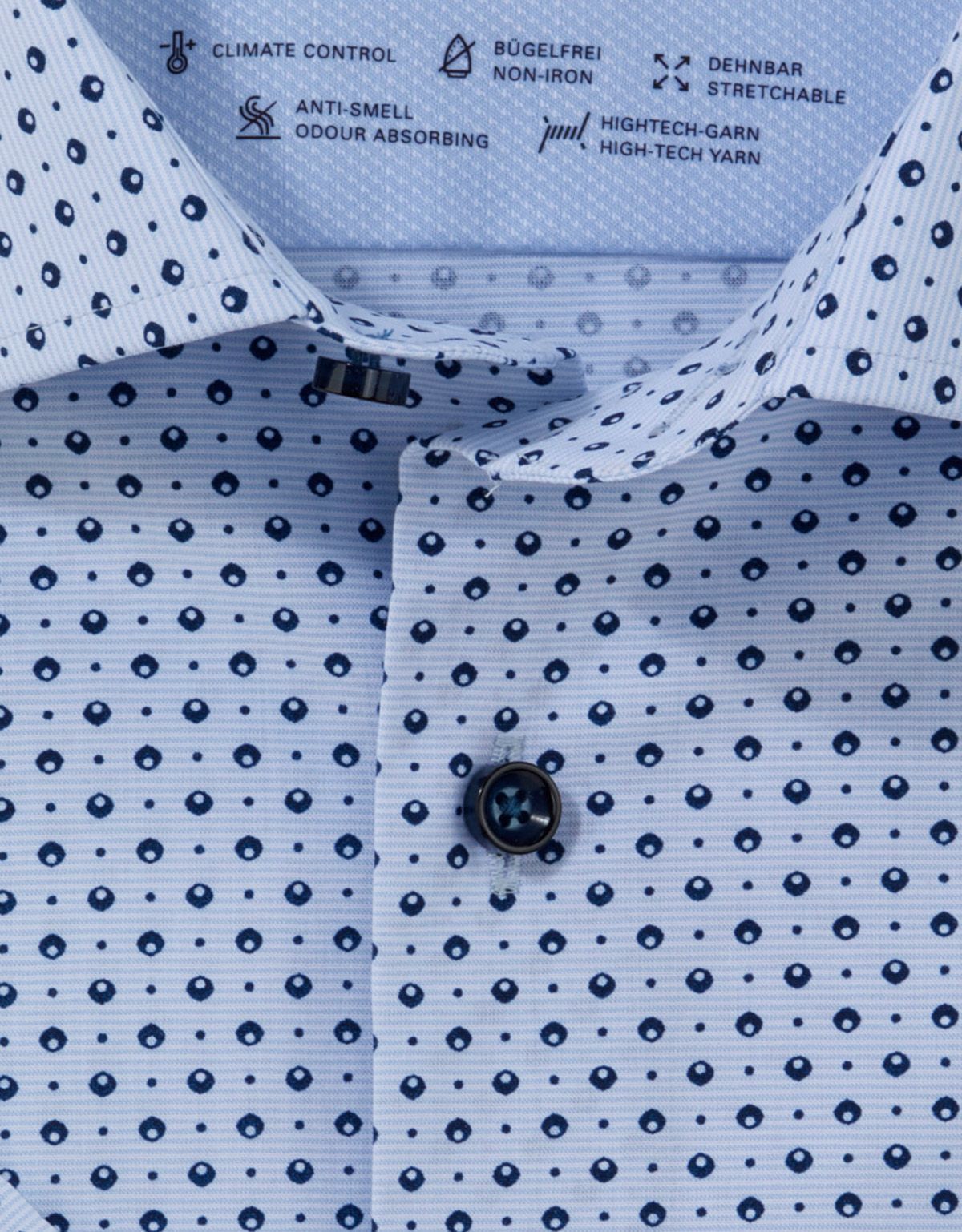 Рубашка с рисунком OLYMP Luxor 24/7 климат-контроль, modern fit