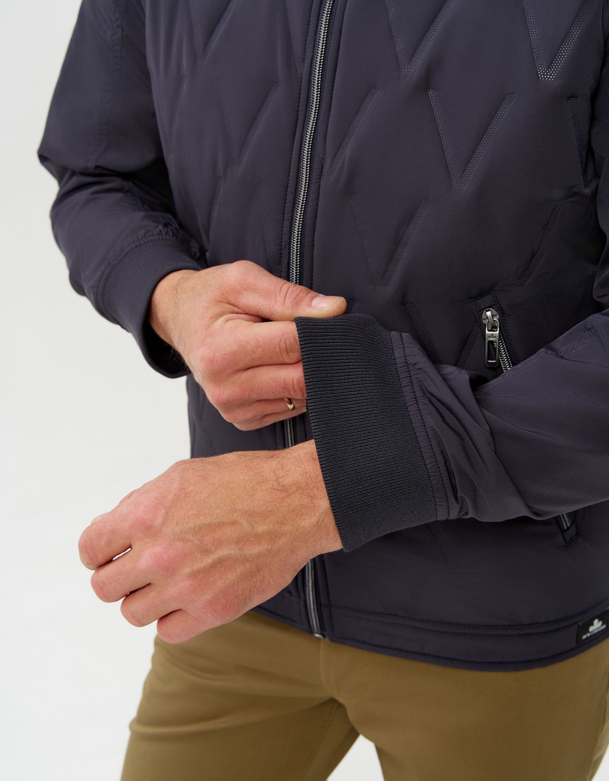 Куртка мужская синяя лёгкая New Canadian | купить в интернет-магазине Olymp-Men