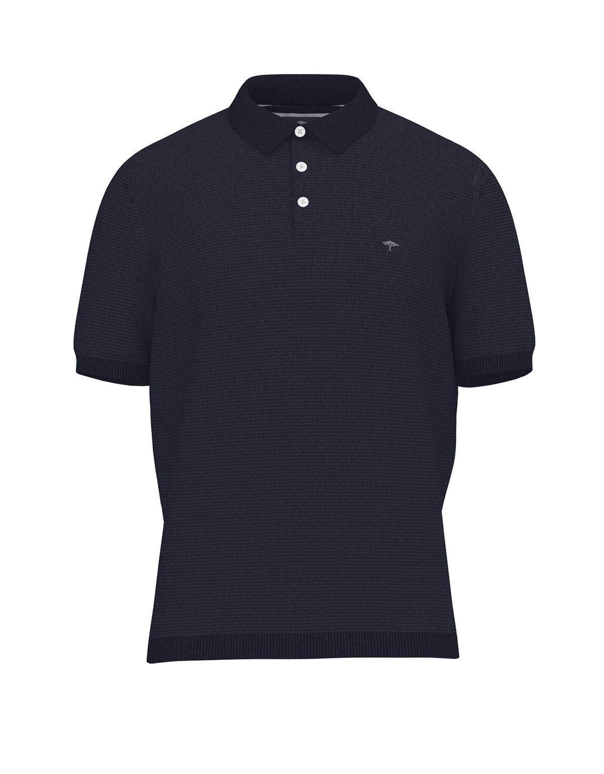 Поло мужское вязаное синее Fynch-Hatton | купить в интернет-магазине Olymp-Men