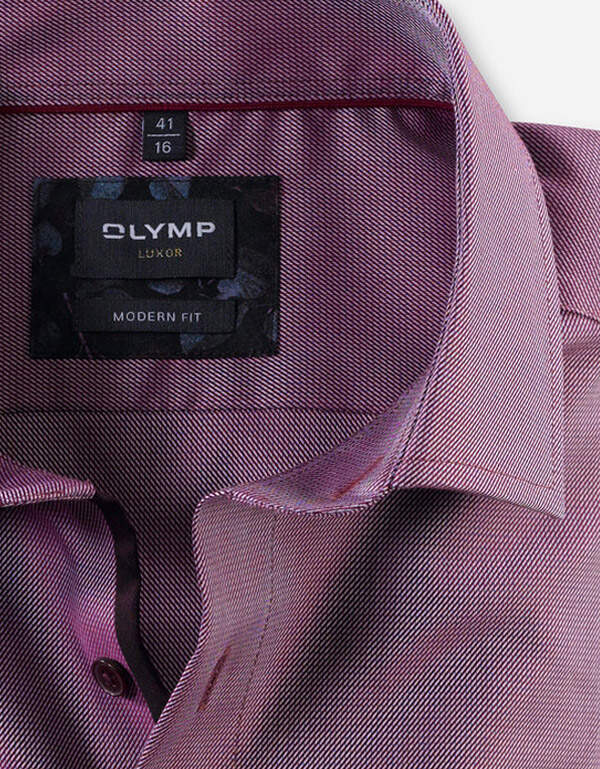 Рубашка мужская розовая OLYMP Luxor, modern fit | купить в интернет-магазине Olymp-Men