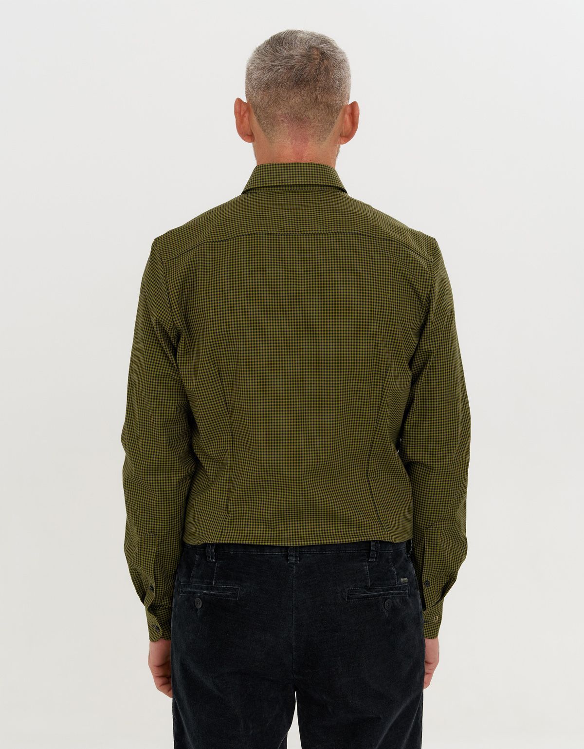 Рубашка мужская OLYMP 24/7 в клетку, body fit | купить в интернет-магазине Olymp-Men