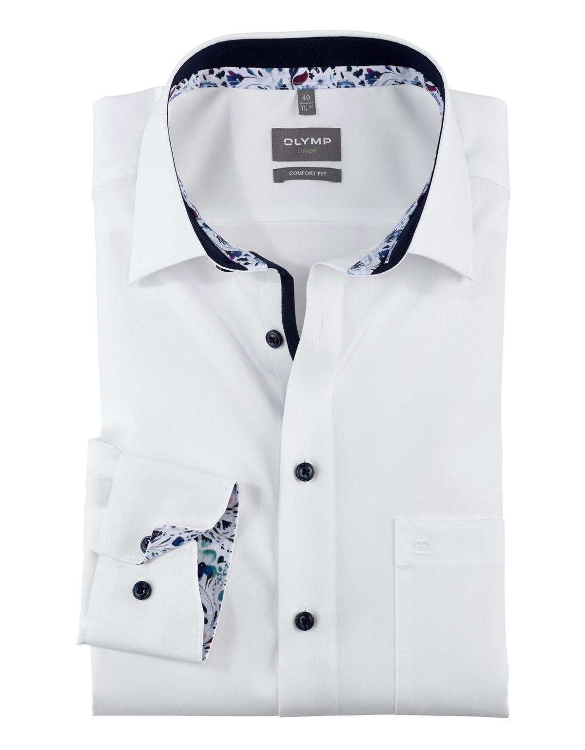 Рубашка классическая мужская OLYMP Luxor, прямой крой на высокий рост ...
