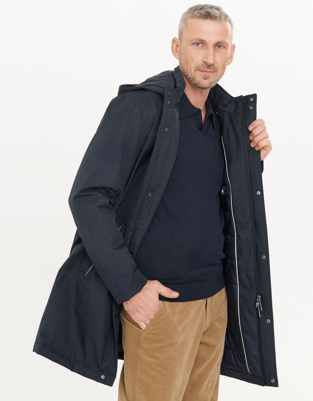 Куртка-парка мужская с капюшоном Roy Robson | купить в интернет-магазине Olymp-Men