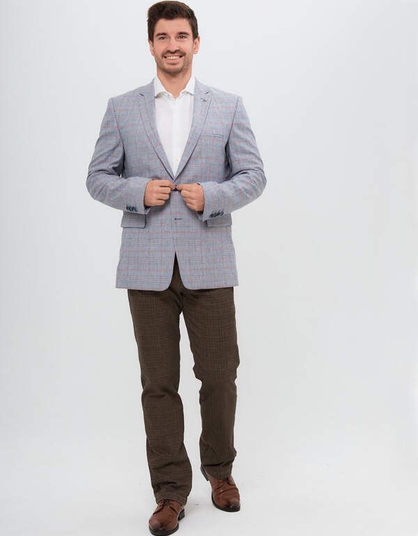 Брюки мужские w.Wegener в клетку | купить в интернет-магазине Olymp-Men