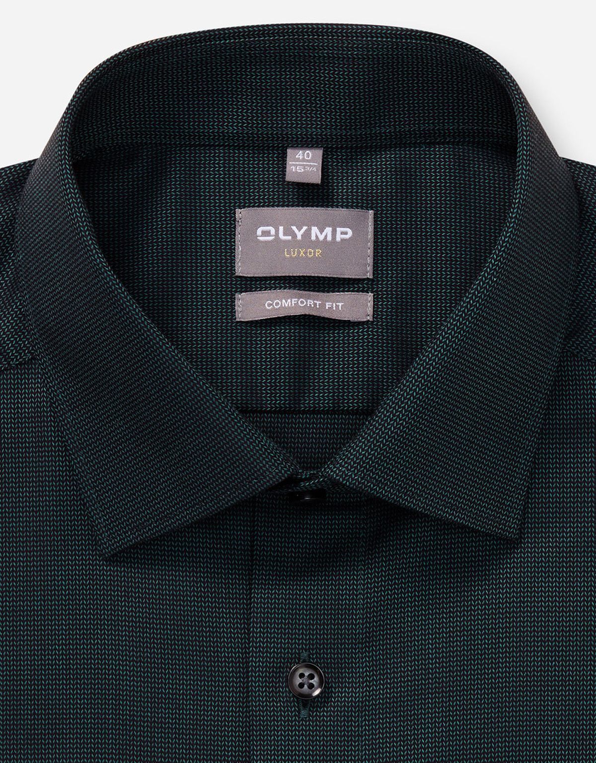 Рубашка мужская однотонная Olymp Luxor, прямой крой на высокий рост | купить в интернет-магазине Olymp-Men
