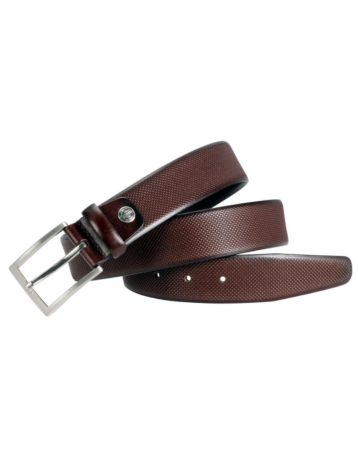 Ремень Lindenmann классический с мелким тиснением мужские | купить в интернет-магазине Olymp-Men