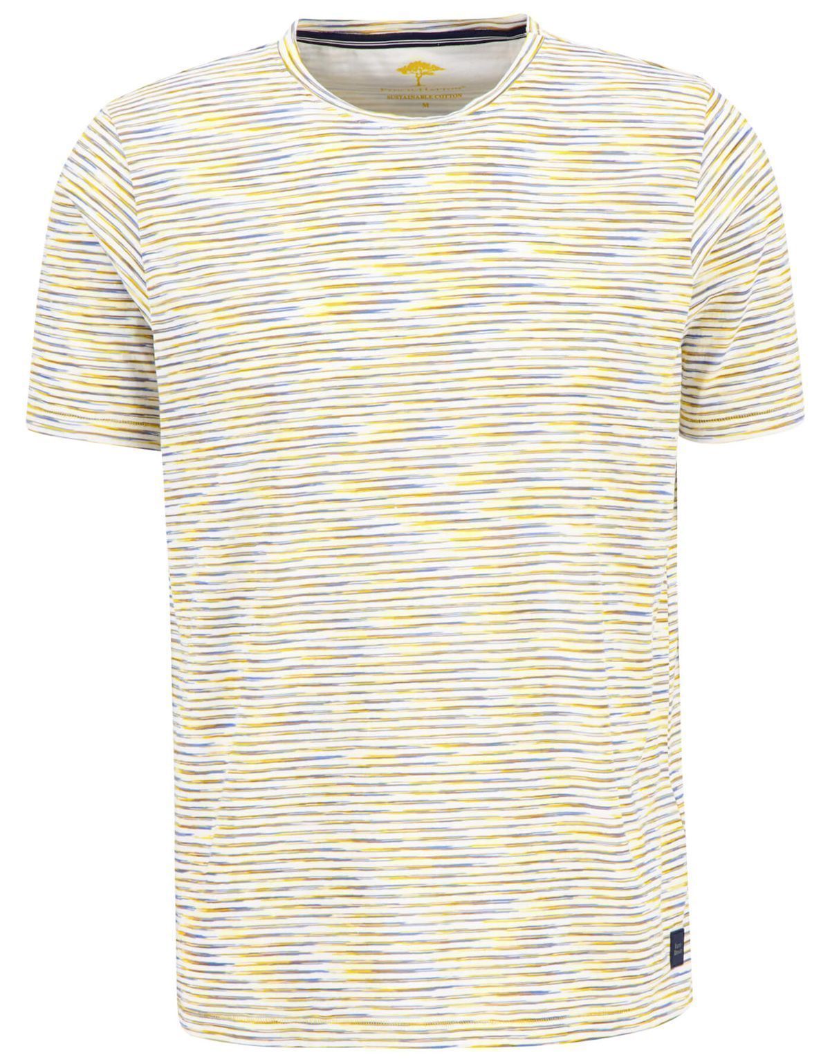 Футболка мужская в жёлтую полоску Fynch-Hatton | купить в интернет-магазине Olymp-Men