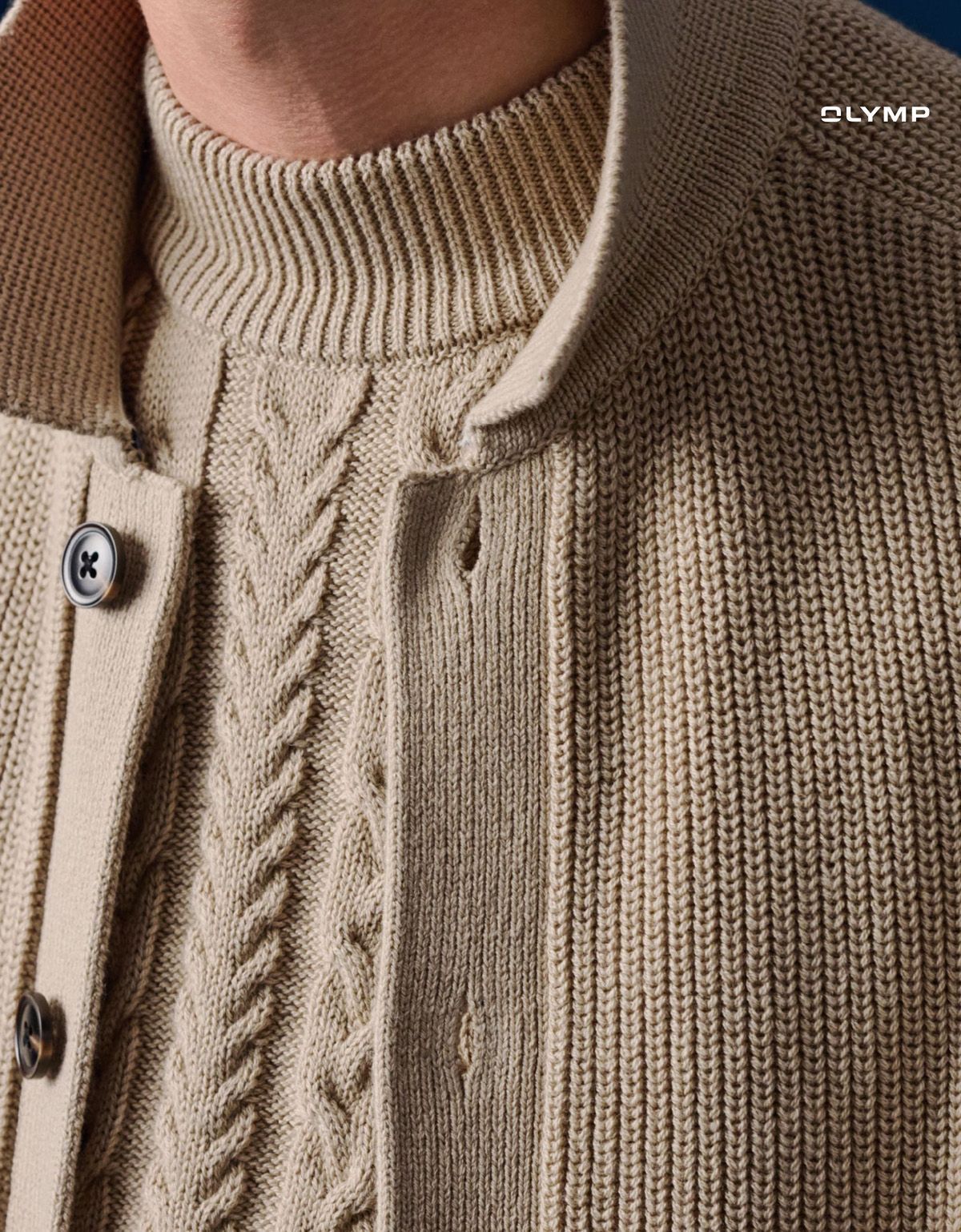 Кардиган мужской вязаный OLYMP на пуговицах | купить в интернет-магазине Olymp-Men
