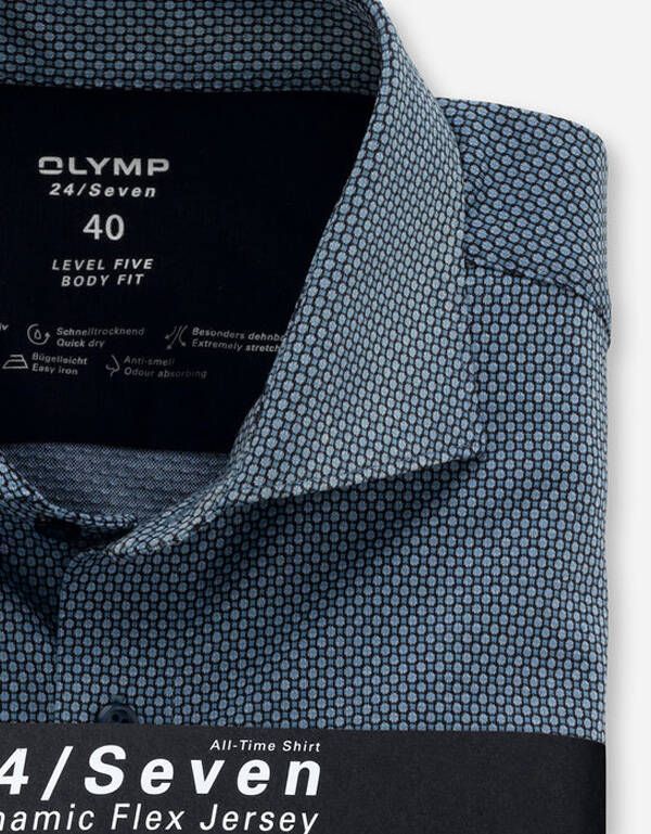 Рубашка трикотажная OLYMP Level Five 24/7, body fit | купить в интернет-магазине Olymp-Men
